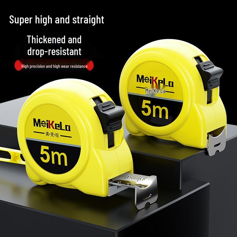 Waterproof Steel Tape Measure - Thickened 5m, 3m Box, 10m Circle, Household Use