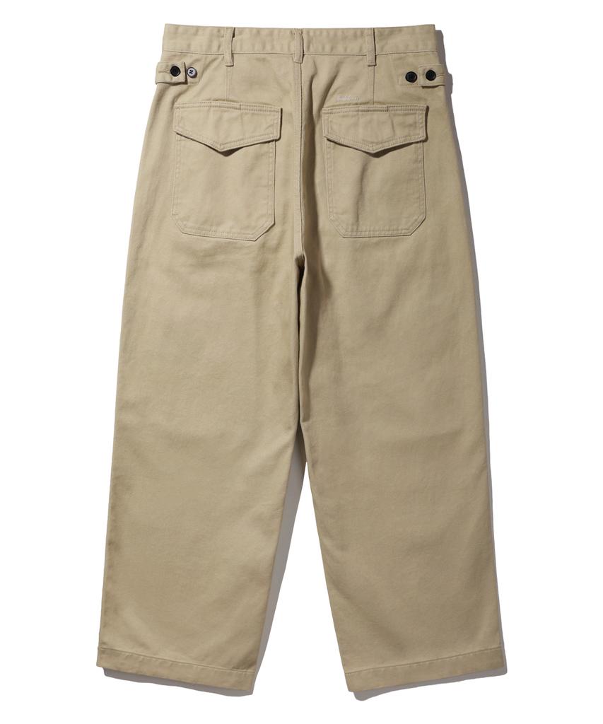 BAKKEN Fatigue Wide Pocket Cotton Pants Bk8910_Beige