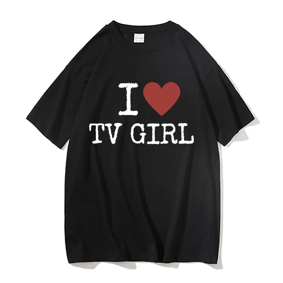TV Girl Tshirt Unisex French Exit Album T-shirt Gift for Indie Music Fan Tee Lovers Rock Simple Drawing Music Band Graphic Shirt