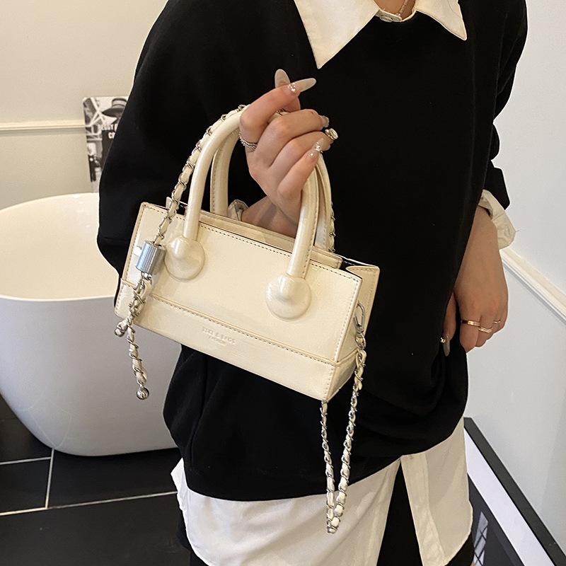 Premium Chain Box Portable Small Square Bag Women's 2025 New Fashionable Versatile Exquisite Shoulder Oblique Span Bag