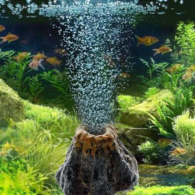 Waschbare Aquarium-Dekoration, Luftblasenstein, Sauerstoffpumpe, Aquarium-Zubehör, Luftblasen-Ornament