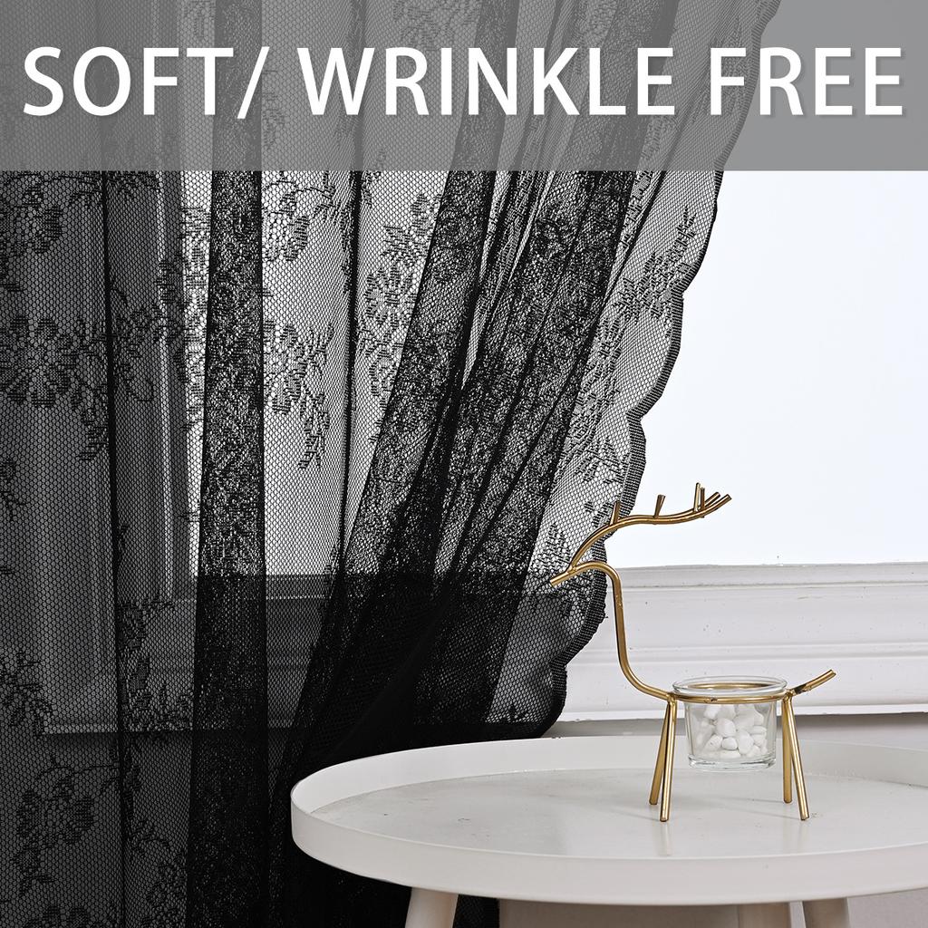 Single-Sided Lace German Curtain Perforated Window Screen Warp Knitted Lace Curtain, Middle East