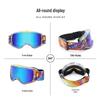 Unisex Anti-Fog HD Spherical Ski Goggles for Kids - Glasses Compatible