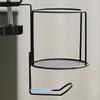2 in 1 Clip-on Cup Holder Waterproof Desktop Mug Rack Mug Floating Shelves  Office Accessories
