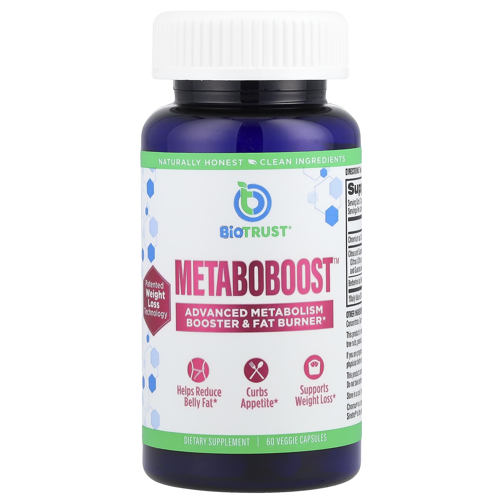 

BioTRUST, Metaboboost™, 60 овочевих капсул