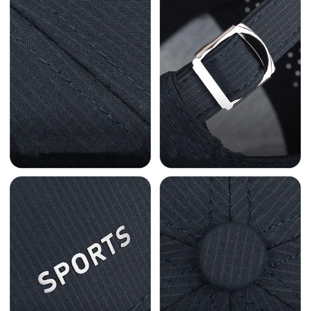 Polyester Sport Duck Tongue Cap Adjustable Quick Drying Baseball Caps  Outdoor Sport