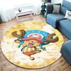 One Piece Tony Tony Chopper Round Area Rug Carpet Rug For Living Room Bedroom Sofa Playroom Decor Nonslip Floor Mat