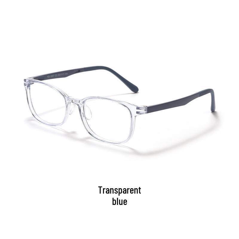 

Даньян Молодежные и детские круглые очки от близорукости TR90 - Легкие унисекс корейские оправы прозрачный/синий