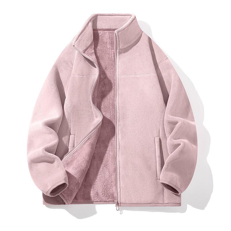 

Cross-border Fleece-Lined Warm Couple Hoodie Windbreaker - Version 2 Men s Jacket 5XL