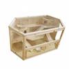 Solid Wood Natural Chinese Large Pet Animal House Gerbil Hamster Cage for Small Animals Live Usage Solid Wood Material Box