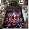 AC Mailand Bedruckter Flanell Teppich Rutschfest Weicher Polyester Boden Teppich Indoor Dekor Matte für Schlafzimmer Wohnzimmer Sofa Spielzimmer Heimdekoration