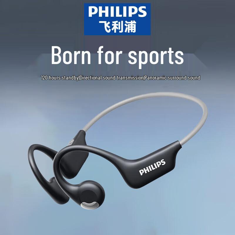 Philips TAA1708 Bone Conduction Open-Ear Sport Bluetooth Earbuds