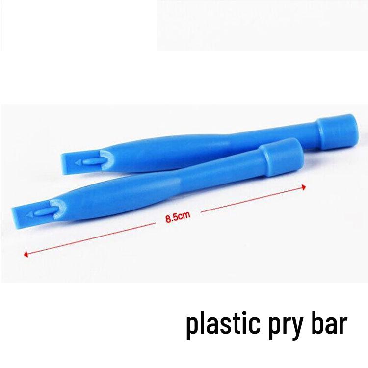 Round Handle Bent Tip Pry Bar for Mobile & Tablet Disassembly Cross Pry Bar