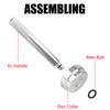 Seal Driver Installer Aluminum Wheel Bearing Kit Remover Automotive Tools Bearing Disassembly Tool Repair Kit 17 Pcs/Set