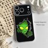 Singular Space UFO Alien For iPhone 11,12,13,14,15,17,16,Pro,Plus,E,Max,Air,Mini Clear Magnetic Frosted Cover