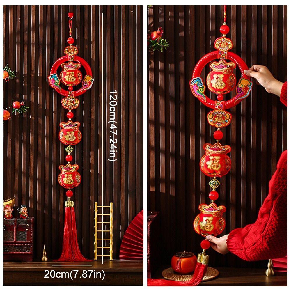 Lucky Chinese New Year Ornaments Hanging Spring Festival Decorations  Home