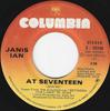7inch Record JANIS IAN  At Seventeen 310154 Columbia 1975 Canada Pop Used