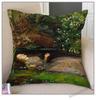 Famous Painting John Everett Millais The Blind Girl Ophelia Victoria Era Art Throw Pillow Case Pre-Raphaelite Sofa Cushion Cover