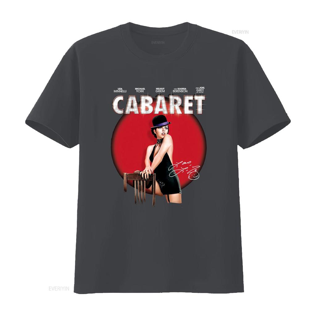 Cabaret Liza Minnelli For Fan All Size S XL T shirt BF vintage Washed Breathable Slightly fashion Stretched streetwear