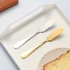 Stainless Steel Baking Spatula Butter Knife with Ergonomic Handle for Spreading and Scraping in Kitchen and Baking Tasks