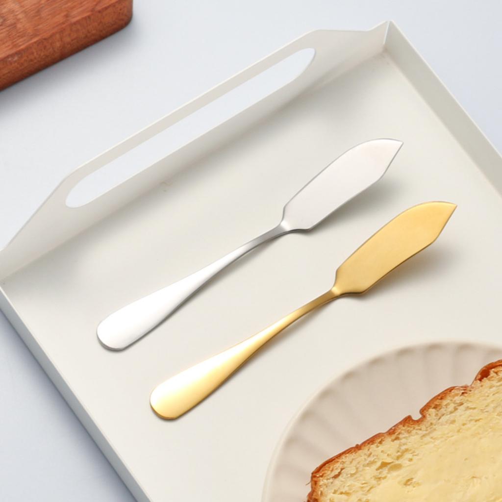 Stainless Steel Baking Spatula Butter Knife with Ergonomic Handle for Spreading and Scraping in Kitchen and Baking Tasks