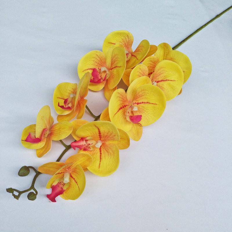Phalaenopsis Artificial Orchid 3d Realistic Multi Stem For Home Wedding Decor