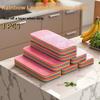 Strong Absorbent Dish Towels Non-stick Oil Scouring Pad Rainbow Colors Wipe Cloth  Kitchen Use