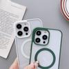 Magsafe Magnetic Wireless Charging Matte Transparent Acryl Hard Case für iPhone 15 14 13 12Pro Max 11 X XR XS 7 8 Plus Cover