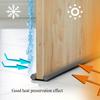 1pc Adjustable Door Sweep Wind Barrier Seal Flexible Non-Stick Bottom Seal Strip Soundproof Door Draft Stopper Suitable for Under Doors, Windows