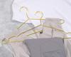 Amber Home Steel Set of Elegant Metal Clothes Suitable for 43cm Wire Hangers, 20, Gold, Hangers, Suits, T-shirts, Jackets, Coats, Dresses, Etc.