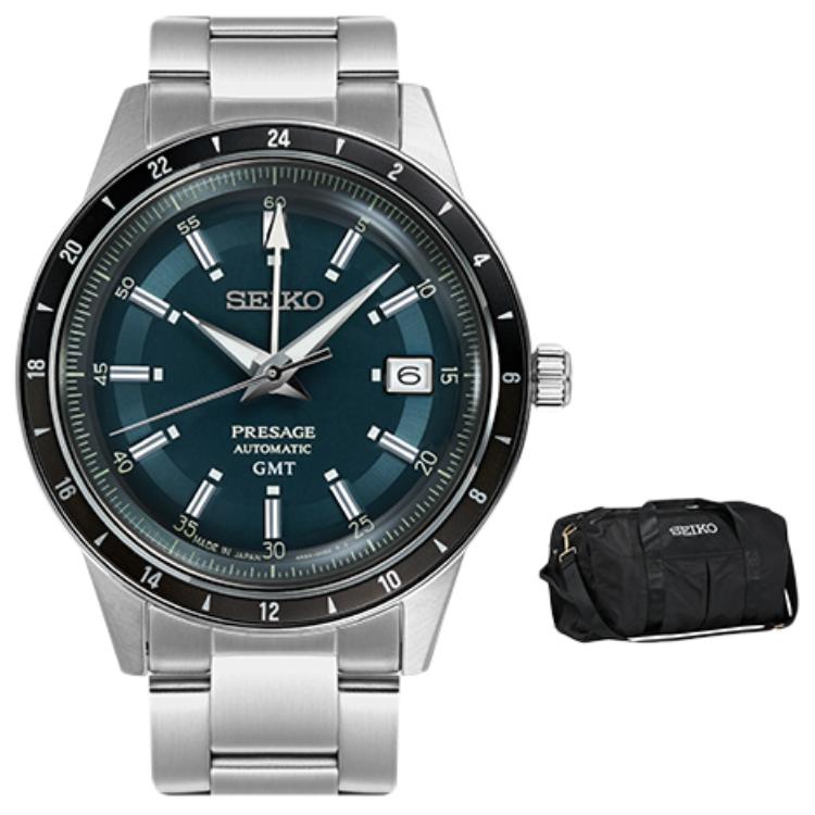 

SEIKO Automatic Mechanical Movement Stainless Steel Strap Watch 40.75mm Men s Watches Blue Dial SSK009J1 SSK009J1