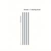 Stainless Steel Metal Drinking Straws Set With Cleaning Brush, For 40oz Tumbler Cups, Ideal For Cold Drinks & Juices, Summer, Kitchen, Christmas Gift