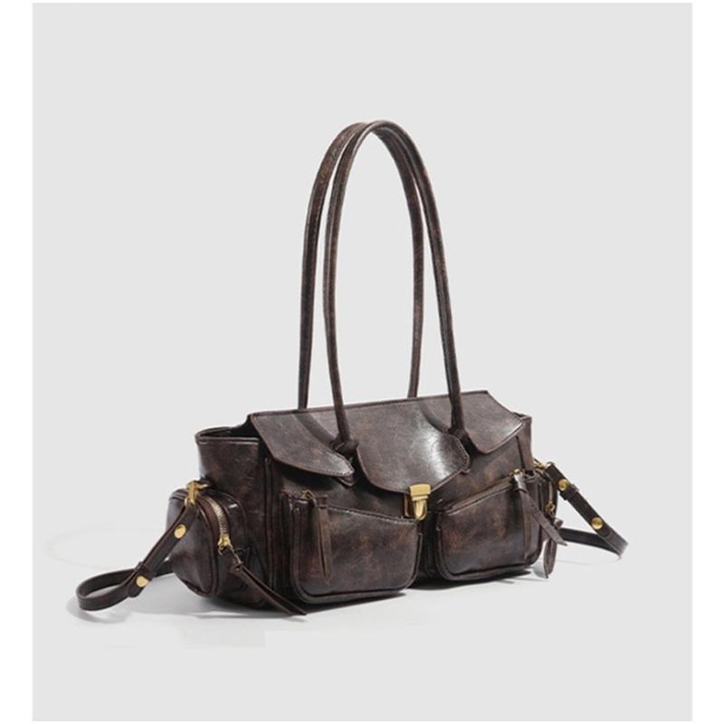Retro Senior Sinn Handtasche Heißes Mädchen Motorradtasche Schulter Unterarmtasche Fashi All-Match Damen Tasche Hohe Qualität