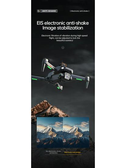 High-Definition 5-Camera Drone: Remote Control, Screen Display, Brushless Motors, Obstacle Avoidance, Folding Design for Aerial Photography.