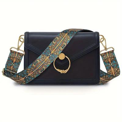 Adjustable Extra Long Colored Canvas Bag Strap - Wide, Non-Slip Crossbody Replacement for Women's Bags