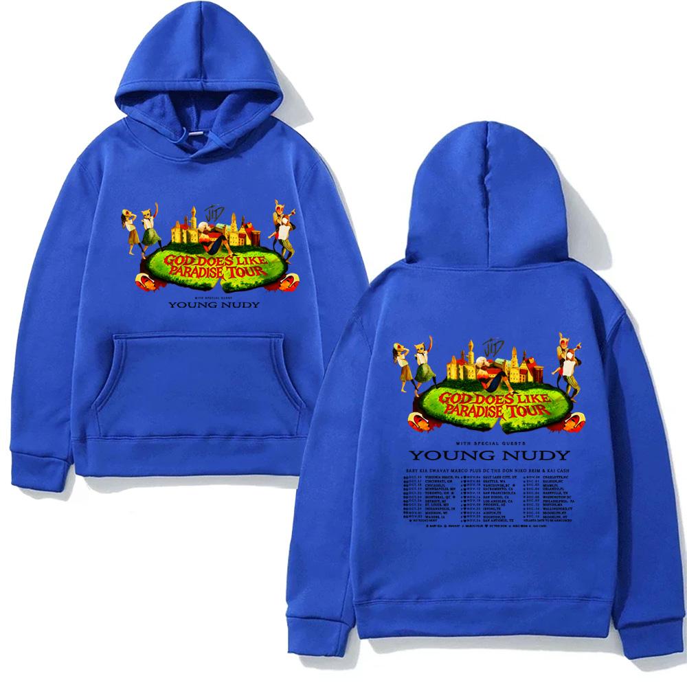 J.I.D-GOD DOES LKE PARADISE TOUR2026 Hoody for Autumn/Winter High Quality Comfortable Pullovers Fleece Clothes