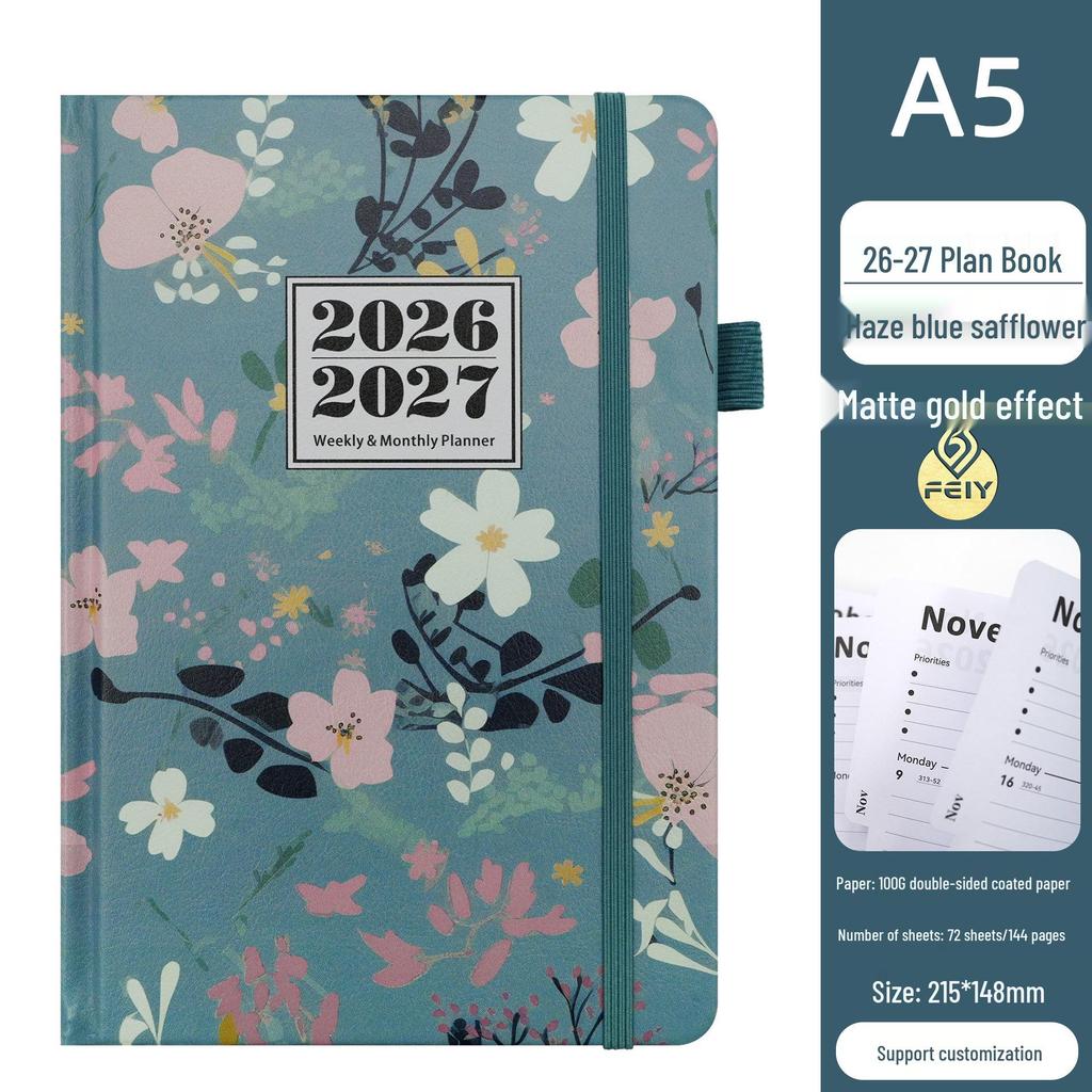 26-27 Planner with Letter Markers: English Efficiency Notebook