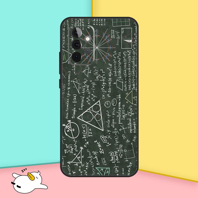 Symbol Math Science Physics Formulas Case For Samsung Galaxy A16 A06 A26 A36 A56 A53 A32 A52 A33 A13 A55 A35 A15 A14 A34 A54 A17