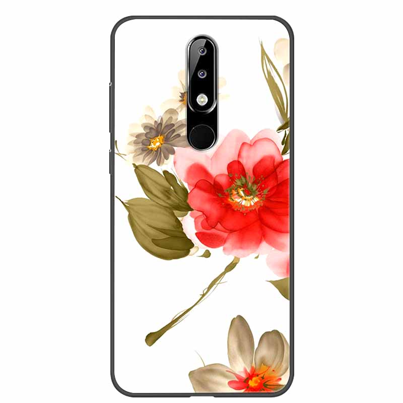 Per Nokia 6.1 Plus Custodia Adorabile Morbido Silicone Cartone Animato Gatto TPU Custodie per Telefono per Nokia X6 Copertura 6.1Plus Carina Coque per NokiaX6 Guscio