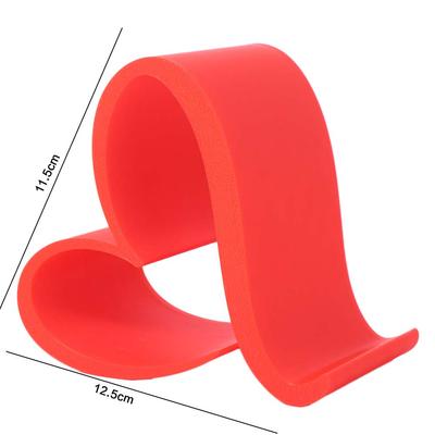PLA Heart Shaped Phone Stand Anti-slip Aesthetic Love Mobile Phone Holder Multi-functional DIY Crafts Girl Desk Lazy Bracket