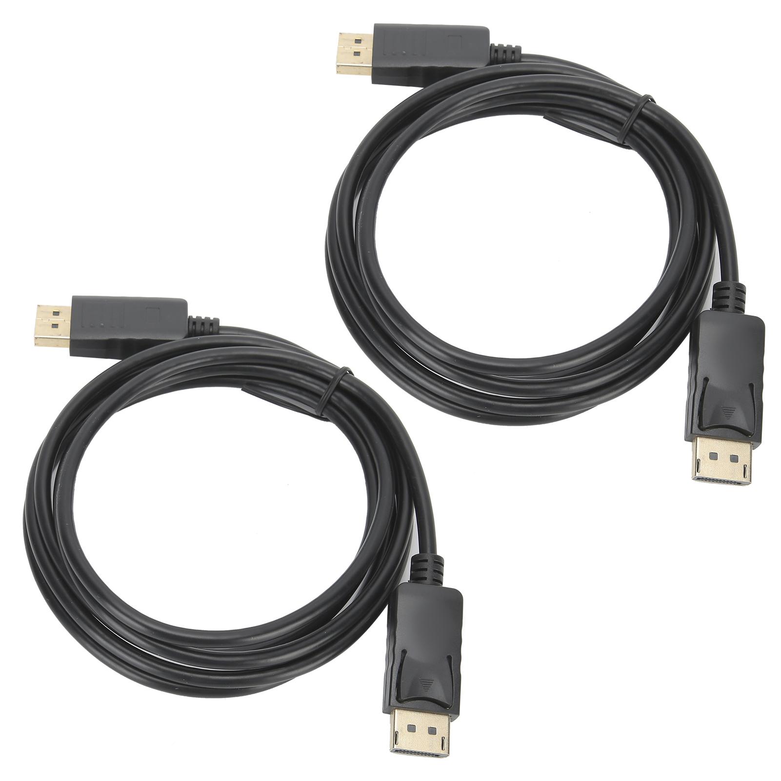 

2 шт. соединительный кабель DisplayPort DP-DP 1,8 м DP кабель-адаптер «папа-папа»