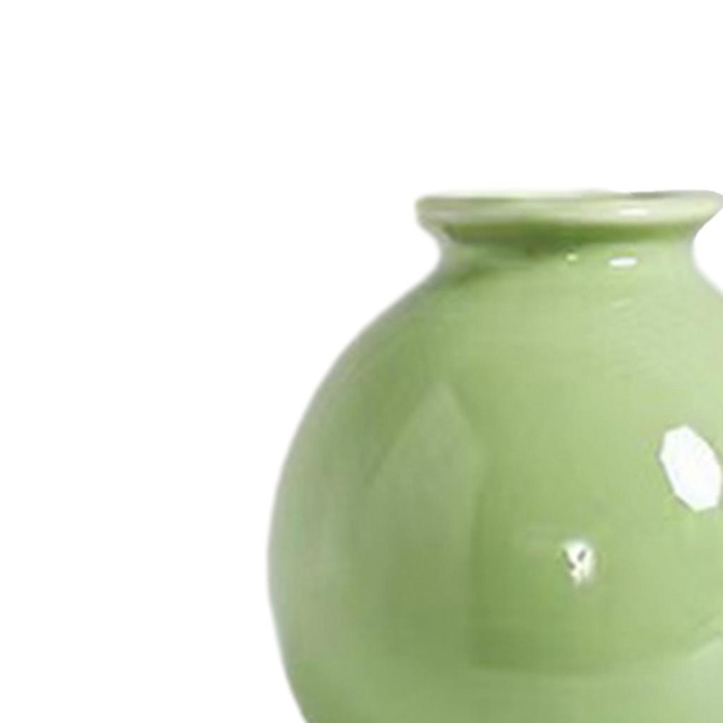 Ceramic Flower Vase Decorative Planter Desktop Mini Floral Arrangement for Shelf Living Room Kitchen Wedding Valentine's Day