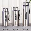 Large Capacity Thermos Cup 600ml /800ml/1000ml Vacuum Flasks Portable Stainless Steel Thermos Cup Water Bottle Travel Tea Mug Office Thermos Cup