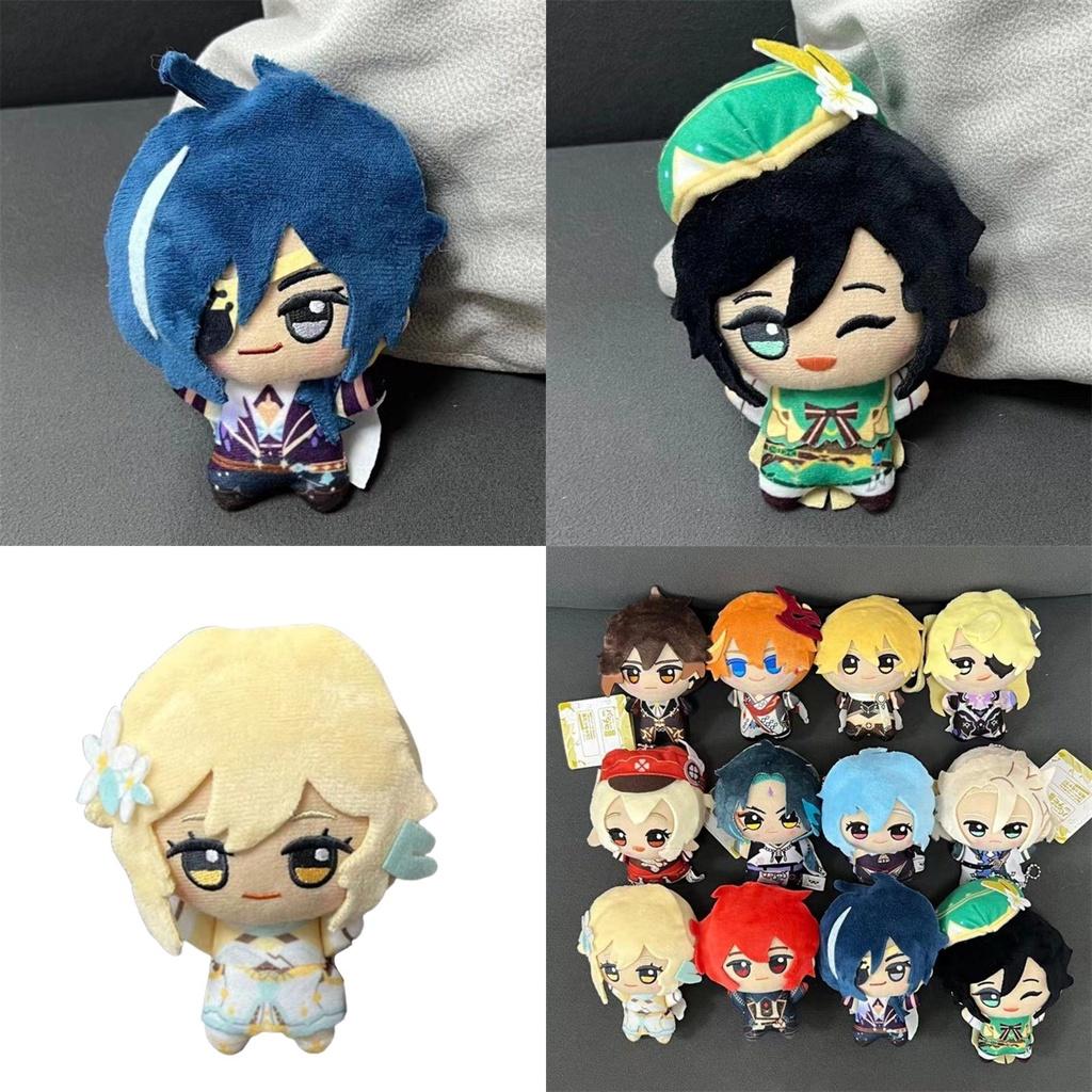 Genshin Impact Plüschpuppen Anhänger Venti Lumine Weich Gefüllt Schlüsselanhänger Geschenk