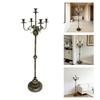 IJzeren Vloerstaande Kandelaar Kaarsenhouders met Stabiele Basis Taper Kandelaar voor Familie-evenement en Buitenactiviteit