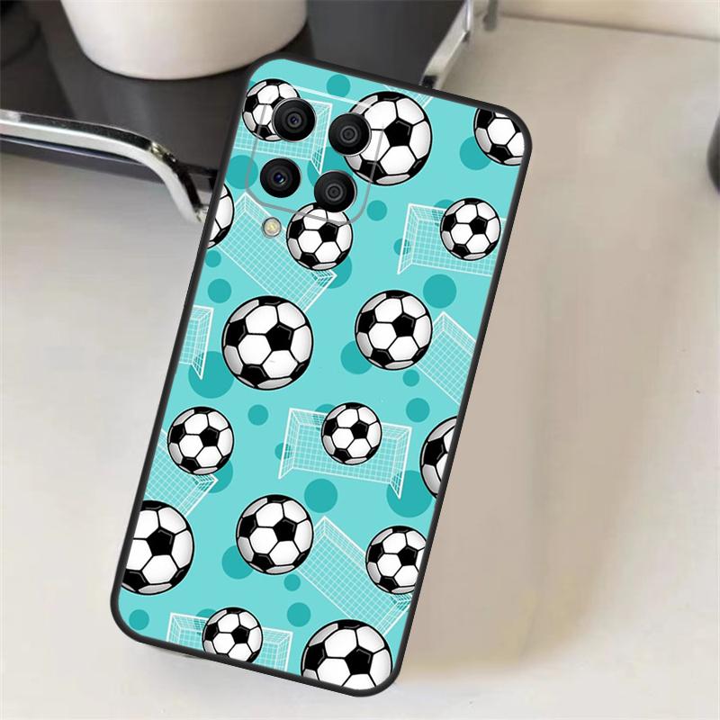 Football Soccer Ball Funda For Samsung Galaxy M51 M31S M52 M32 M23 M33 M53 M54 M34 M14 M12 M13 M20 Phone Case