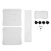 White Beauty Salon Professional Equipment Rolling Trolley Cart Desktop Mobile Storage Rack Multi Layer Storage Tool Tray 35*38*69cm