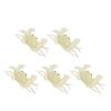 5PCS Simulated Crab Bait Soft Silicone Portable Reusable Artificial Fishing Lure for Angling