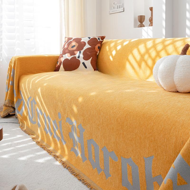 Nordic Sofa Cover Cloth Four Seasons Universal High-Grade Ins Style Sofa Towel Thickened Chenille Sofa Cover