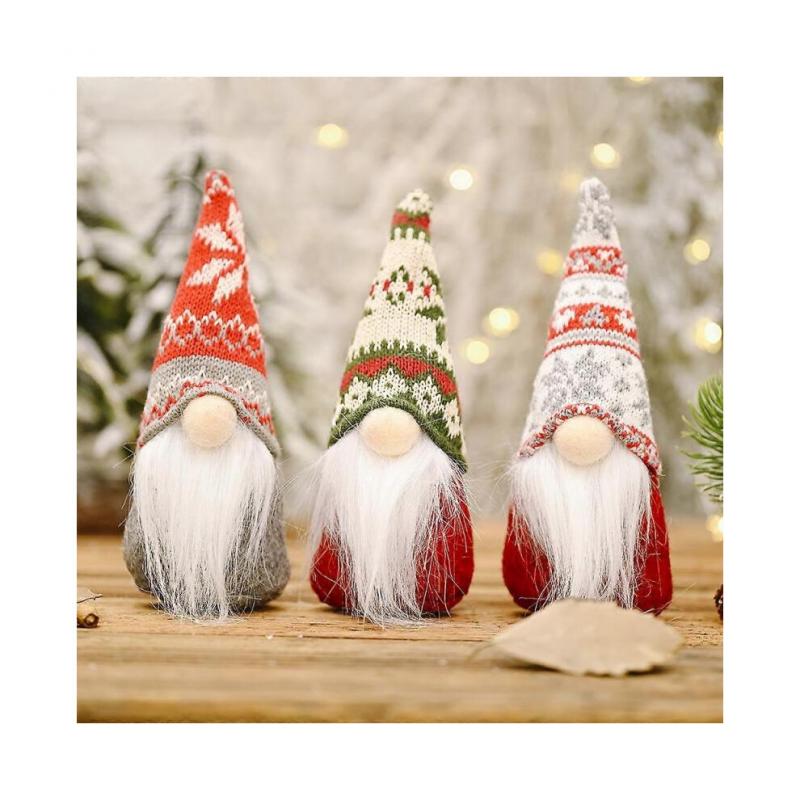 Christmas decoration, creative faceless Rudolph doll design